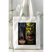 Art Hediye Warcraft Oyun Baskılı Omuz Çanta Kişiye Özel Model 6 Çok Renkli