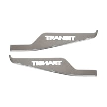 Ford Transit Uyumlu 2002-2014 Krom Cam Çıtası 2 Parça Paslanmaz Çelik Geniş Model