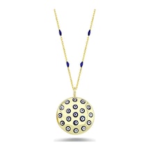 Nazar Boncuklu Enamel Kolye (498185272)