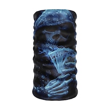 Bebo Store Skull-170 Extreme Spor Motor Kullananlara Özel Desenli Reflektörlü Buf Boyunluk Bandana Balaklava