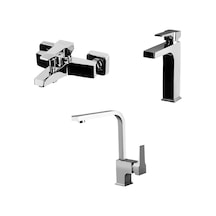 Aqua Çanak Lavabo,banyo,evye Bataryası 941001-941511-941881l Krom