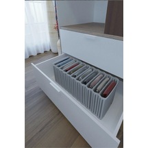 11 Bölmeli Dolap Ve Çekmece Içi Düzenleyici Akordiyon Organizer M-00500 1 Adet Çok Renkli