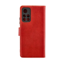 Uryport Xiaomi Redmi Note 11t Kılıf Trend S Plus Kapaklı Kılıf - Kırmızı