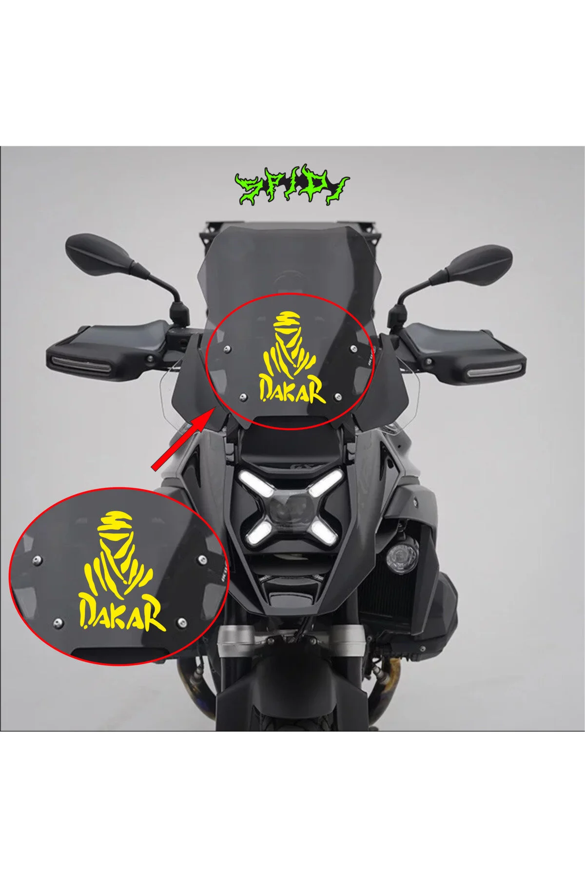 Dakarsticker Beyaz Universal