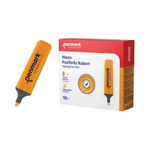 Fosforlu Kalem Neon Turuncu 10lu Hs 505 03 Diğer