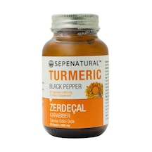 Sepe Natural Turmeric Blackpepper Zerdeçal Karabiber Full Potency 60 Kapsül x 880 MG