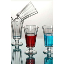 Paşabahçe 440186 Diamond Kahve Yanı Ayaklı Bardak 6'lı