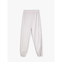 Koton Rahat Kalıp Jogger Kadife Pijama Altı Lila 5wlk40222mk Lila