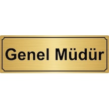 Genel Müdür Yönlendirme Levhası 7cmx20cm