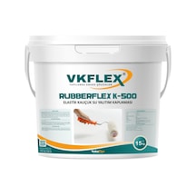 Vkflex Ruberflex K-500 Sıvılaştırılmış Kauçuk Elastomer Su Yalıtım Kaplaması Beyaz 15 KG