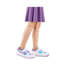 Kiko Kids Dina Cırtlı Kız Çocuk Spor Ayakkabı Mor
