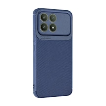 Xiaomi Poco F8 Pro Auto Focus Karbon Kapak - Lacivert Diğer