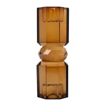 Kristal Mum Tutucu, Kahverengi 15x5,5 Cm Çok Renkli