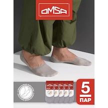 Omsa Pamuklu Yaz Babetleri 5 Çift Set 161382599 Gri