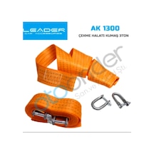 Çeki Halatı 3 Ton Çekme Halatı Kumaş Metal Kancalı