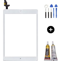 Apple Uyumlu iPad Mini A1432-a1454-a1455 Home Tuşlu Dokunmatik Beyaz + Montaj Seti