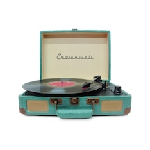 Pikap Suitcase Cr Series Yeşil Elektronik Bluetooth Hoparlör Plakçalar Cw002-dg