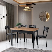 Smart Masa, Smart Sandalye, Atlantik Çam, 110x70 Açık Ceviz