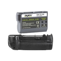 Nikon D500 için Ayex Ax-D500 Battery Grip + 1 Ad. En-El15 Batarya