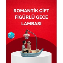 Lbk Lbk Sevgililer Günü İçin Romantik Çift Figürlü Dekoratif Gece Lambası Çok Renkli