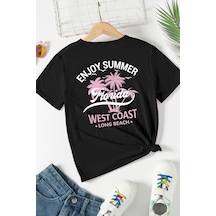 Uyguntarz Çocuk California Pamuklu Tshirt Siyah