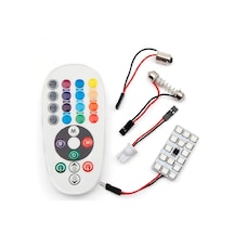 Space Tavan Lambası 18 Smd Rgb Led 16 Renk Animasyon 12v/latv104 Renkli