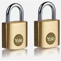 Yale Pirinç Asma Kilit 30 Mm 2'li Set