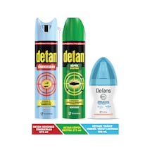 Detan Sinekkıran 275 ML + Detan Hamam Böceği Öldürücü 275 ML + Defans Sinek Kovucu Losyon 100 ML