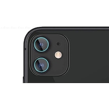 Noktaks - iPhone Uyumlu 11 - 3d Full Kamera Koruyucu - Şeffaf