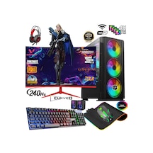 Apphirex TC77X R5-5500 16 GB 512 GB M2 SSD RTX3050 24" Free Dos Masaüstü Oyuncu Bilgisayarı
