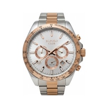Jg. Polo Club Erkek Kol Saati Gold Ve Silver Renk, Beyaz Kadran - S02891c, 2 Yıl Garantili Altın - Gümüş