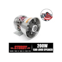 Siren 200w Profesyonel Uzaktan Kumandalı Metal Speaker N11.436