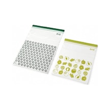 Plastik Torba Istad, 30 Adet Paket, Şunlardan Oluşur: 15 Torba 6 L 28,5 X 41 Cm Ve 15 Torba 4,5 L 27 X 34 Cm , Tekrar Kullanılabilir, Çünkü Tekrar Kapatılabilir 4296