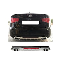Kia Cerato Gri Difüzör Difizör Yuvarlak Egzoz Görünüm Reflektörlü