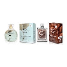 Cle D'Amour Emerald Stone Vegan EDP Kadın Parfüm 100 ML + Audacious Pleasures Erkek Parfüm Seti 100 ML