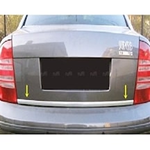 Skoda Superb Krom Bagaj Alt Çıtası 2001-2008 Arası PaslanmazÇelik