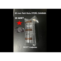 Fıratmed 60 Mm Gamma Steril Plastik Petri Kabı 10 Adet/pk