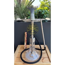 Mr Eds E24 Big Boss Pro Eco - Çelik Silver & Mr Eds L27 Taycan Nargile Lülesi