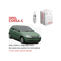 OPEL CORSA C 2000-2006 ARASI  ÖN UZUN FAR AMPÜLÜ H1 55W BOSCH
