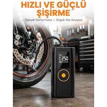 Taşınabilir Dijital Lastik Şişirme Cihazı Güvenli Ve Pratik Kullanım Yeni Nesil Cn