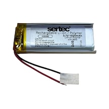 Sertec 102050 3. 7v 1000mah Li-polymer Pil Devreli/1. 5a