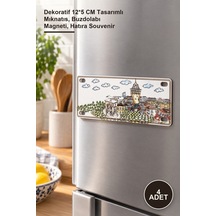 4 Adet İstanbul Temalı Magnet Dekoratif 12 5 Cm Tasarımlı Mıknatıs, Buzdolabı Magneti, Hatıra Souvenir 1