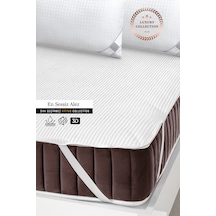 Mislina Home Premium Sıvı Geçirmez Köşe Lastikli Ped Tek - Çift Kişilik Çocuk Yatak Koruyucu Alezi Beyaz