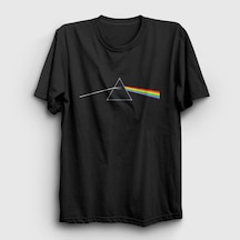 Presmono Unisex Logo Pink Floyd T-shirt Siyah