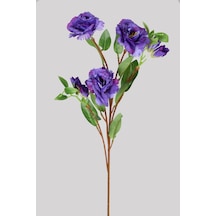 Yapay Çiçek Deposu Yapay Çiçek Tomurcuklu Lisyantus Dalı 70 Cm Mor
