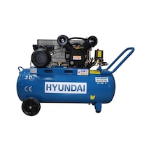 Hm-v-0.25/200l Hava Kompresörü, 200 Litre, V Kafa, 3 Hp, Mavi