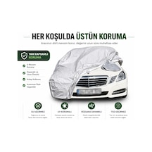 Volkswagen T4 1121 Mevsim Su Geçirmez Araç Brandası Biyeli Dikiş Tokalı Sabitleme Güneş Yağmur Dolu Koruma