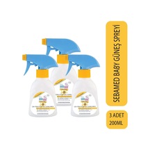 Sebamed Baby Çok Yönlü Koruyucu Güneş Spreyi Spf50 200 Ml 3 Adet