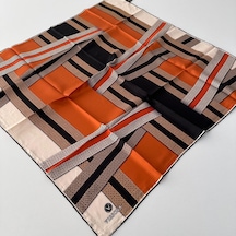 Vissona Twill İpek Eşarp Ipk4007-27278 Çok Renkli