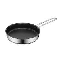 Wmf Mini 18 Cm Tava, Yapışmaz Kaplamalı, Cromargan Yüksek Kaliteli Parlak Paslanmaz Çelik, İndüksiyon Uyumlu, Üst Üste Saklanabilir, Küçük Porsiyonlar İçin 14 Cm